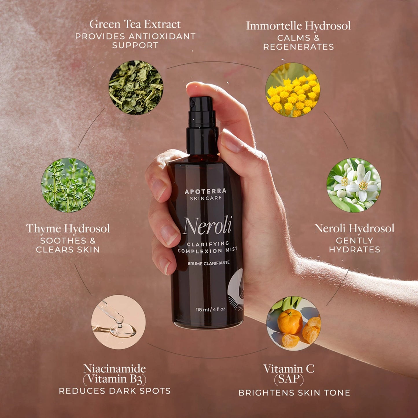 Apoterra Neroli Clarifying Complexion Mist
