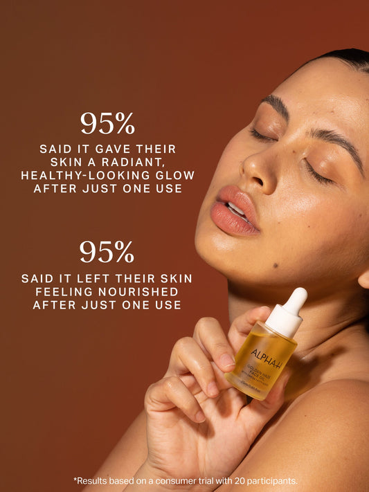 Alpha-H Golden Haze Face Oil 25ml – nourishing botanical oil blend to hydrate, calm and restore skin barrier with antioxidant protection