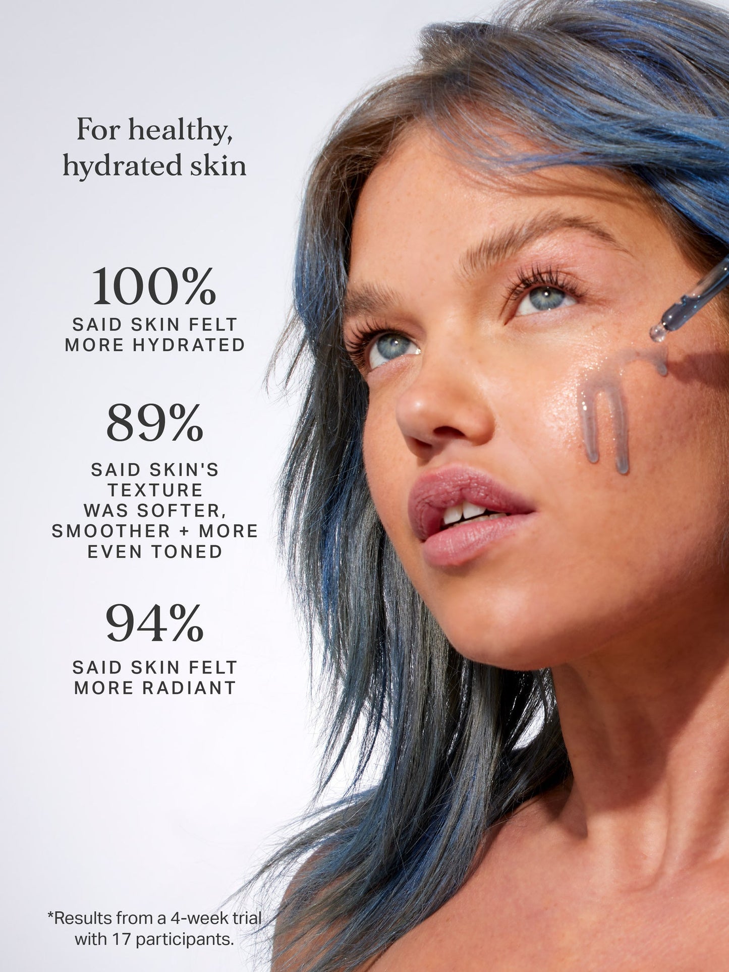 The Alpha-H Vitamin B Serum with 5% Niacinamide is a deeply hydrating serum designed to protect against free radical damage, hydrate and even tone, whilst supporting the skin’s natural barrier function.
Enriched with 5% niacinamide, chia seed, hyaluronic acid and Blue Gardenia extract, this serum is the all-in-one power hitter your skin needs for hydration, fine lines and wrinkles, balancing oils and evening and brightening your skin tone!