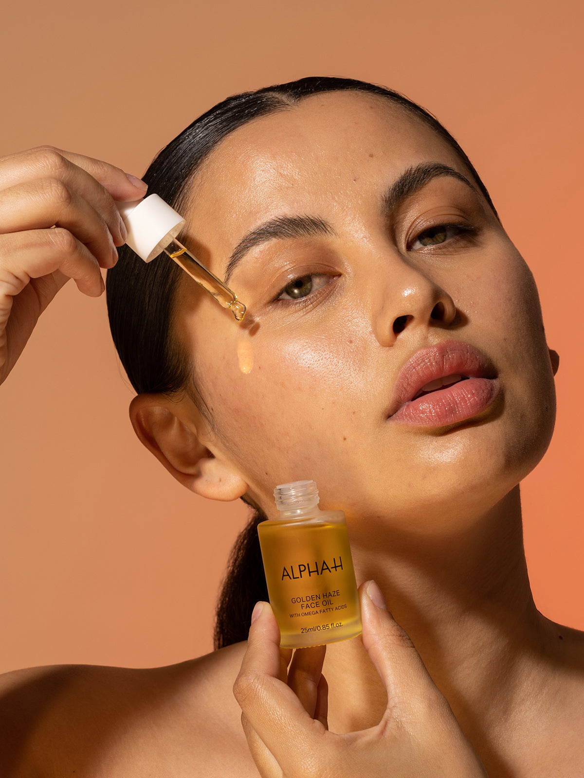 Alpha-H Golden Haze Face Oil 25ml – nourishing botanical oil blend to hydrate, calm and restore skin barrier with antioxidant protection