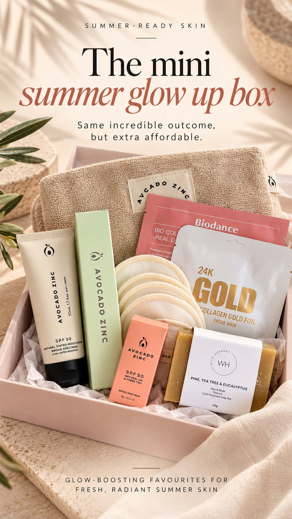 The Mini Summer Glow Up Self Care Box