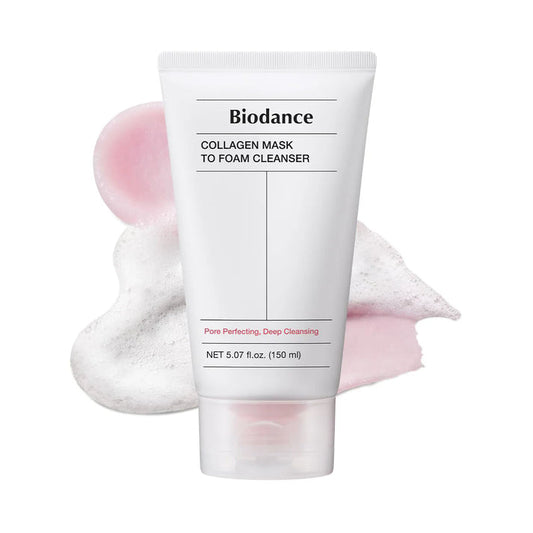 Biodance Collagen Mask to Foam Cleanser