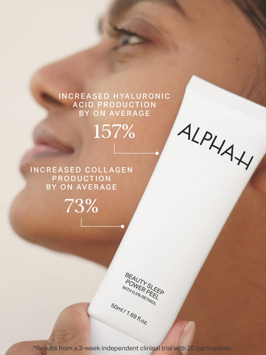 Alpha-H Beauty Sleep Power Peel 50ml – overnight resurfacing treatment with glycolic acid and retinol for smoother, firmer, radiant skin
