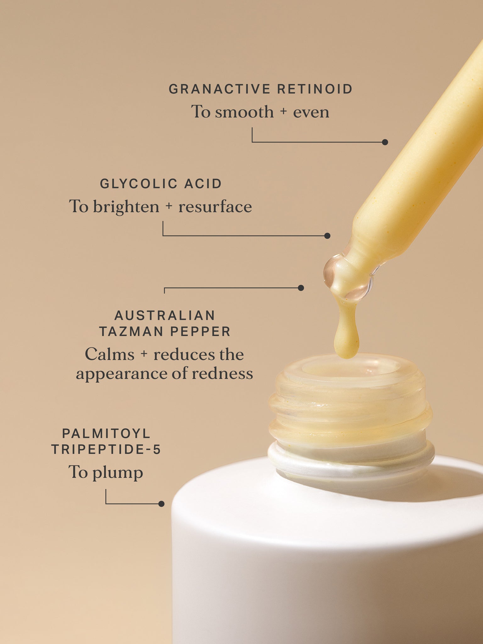 Revitalize your skin with Alpha-H Liquid Gold Midnight Reboot Serum! This powerful serum, enriched with
14% Glycolic Acid and 1% Granactive Retinoid in a patent-pending formula, is proven to improve uneven tone and skin firmness, while reducing the look of fine lines and wrinkles.