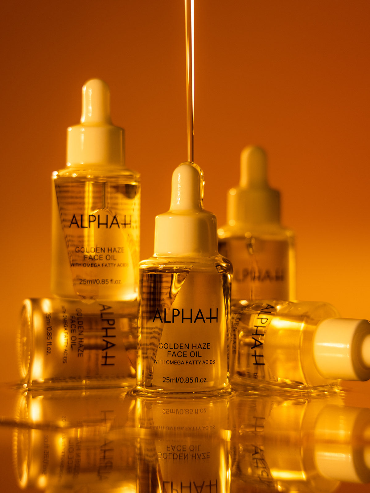 Alpha-H Golden Haze Face Oil 25ml – nourishing botanical oil blend to hydrate, calm and restore skin barrier with antioxidant protection
