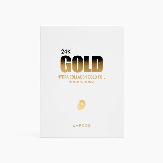 Elevate your skincare routine with the LAPCOS 24K Gold Hydra Collagen Gold Foil Mask 5-pack. Infused with luxurious 24K gold and collagen, these revitalizing masks deliver intense hydration and promote a radiant, youthful complexion. 