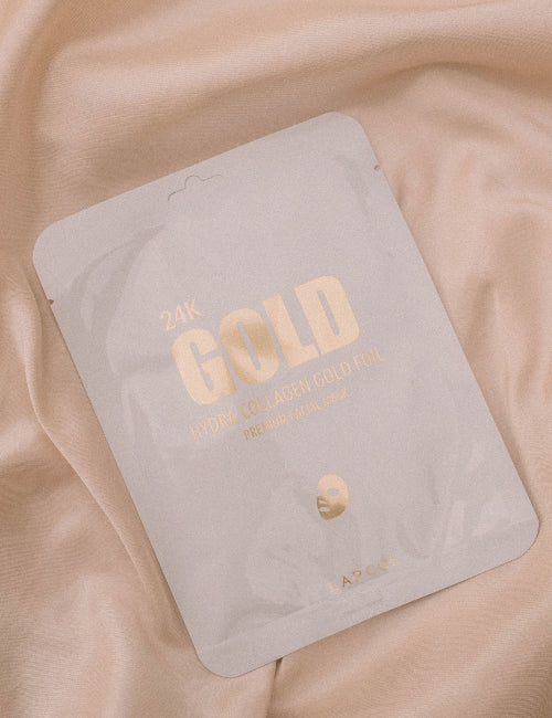 Elevate your skincare routine with the LAPCOS 24K Gold Hydra Collagen Gold Foil Mask. Infused with luxurious 24K gold and collagen, these revitalizing masks deliver intense hydration and promote a radiant, youthful complexion. 