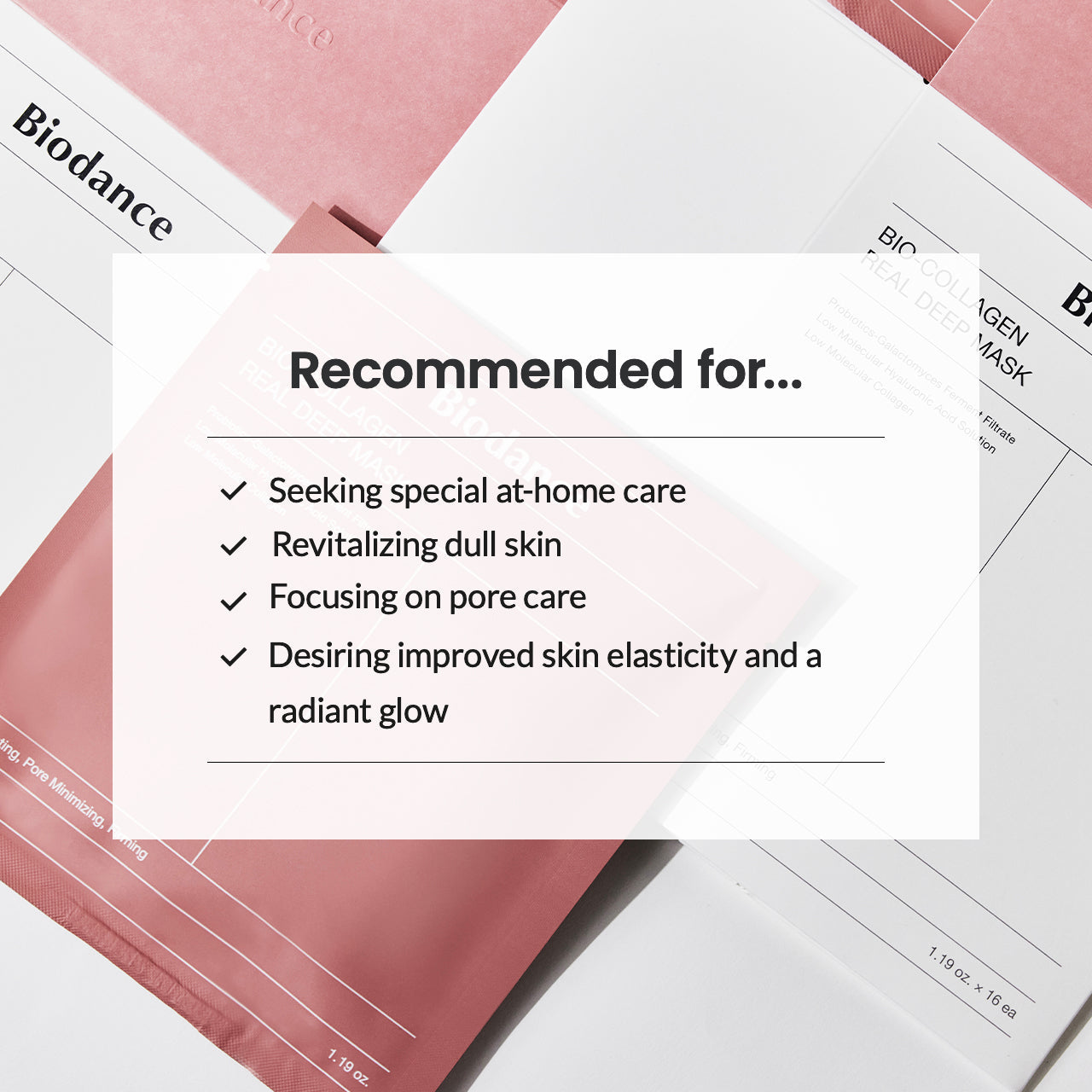 Biodance Collagen Real Deep Sheet Mask 4-pack
