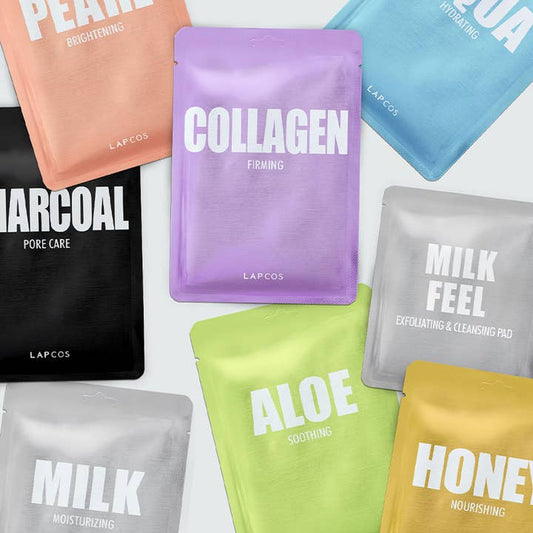 Beauty Buffet 7-pack of sheet masks + exfoliating pad