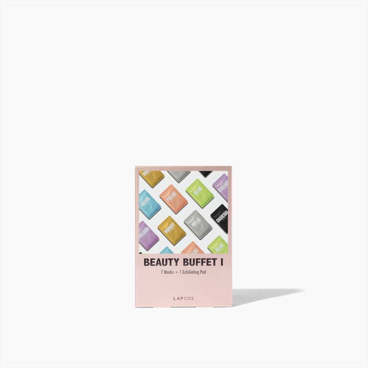 Beauty Buffet 7-pack of sheet masks + exfoliating pad