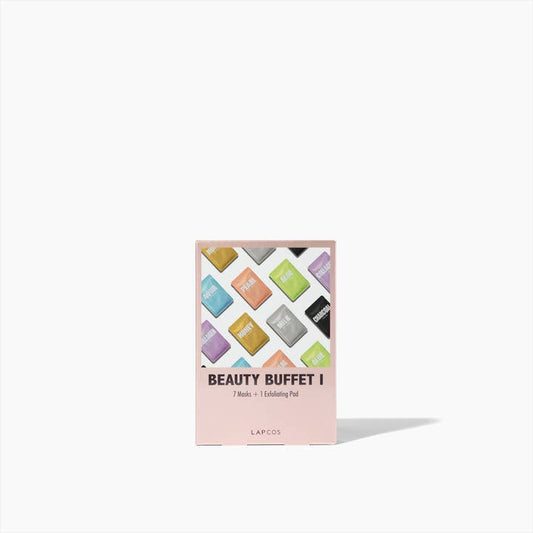 Beauty Buffet 7-pack of sheet masks + exfoliating pad