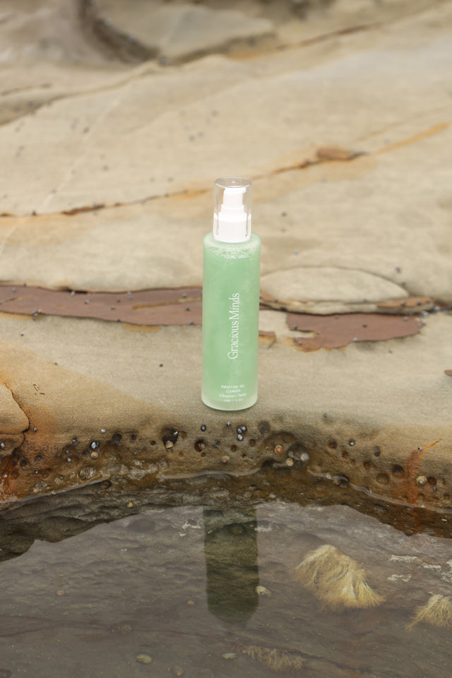 The Gracious Minds Young Grass Purifying Gel Cleanser is an award winning (Beauty Shortlist Awards 2025 winner) purifying cream gel cleanser enriched with nutrients, green botanicals and purifying herbs.

It offers a deep, nourishing clean while being gentle enough to nourish and rejuvenate even the most sensitive of skin.

Wheatgrass rich in Vitamins A, C and E assist in maintaining a healthy skin barrier whilst Australian native botanicals protect the skin from the external elements and free radicals.