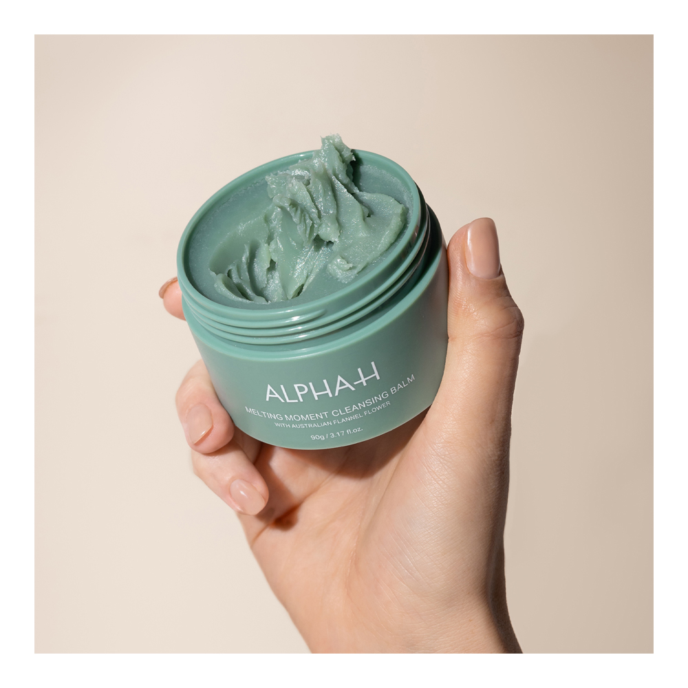 LIMITED EDITION Alpha-H Melting Moment Cleansing Balm with Australian Flannel Flower 90gm